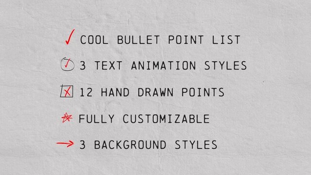 Cool Bullet Point List