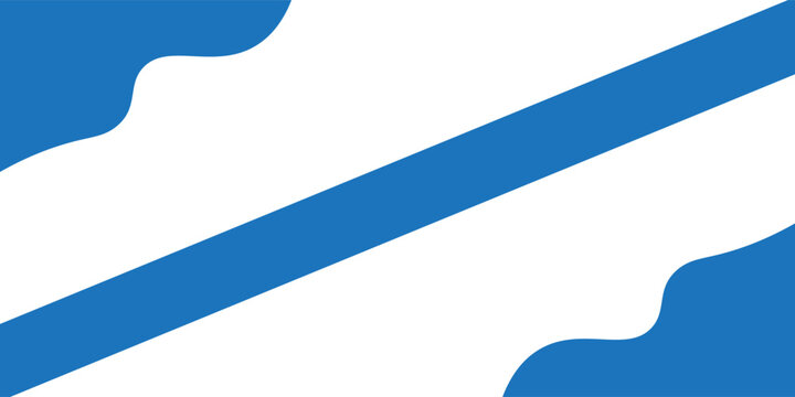 Abstract Blue Wave Background Banner With Minimal White Space for Business and Marketing Design