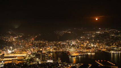 Fototapeta premium 長崎県稲佐山からの夜景