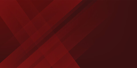 Obraz premium Abstract simple dark red gradient illustration background with 3d look overlap square with shadow and line pattern. Cool design and luxury. Eps10 vector