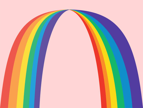 Big Pride Month Rainbow Design
