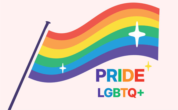 Sparkling LGBTQIA Pride Flag Design