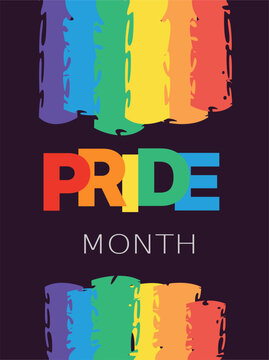 Pride Month Paint Splash Flyer