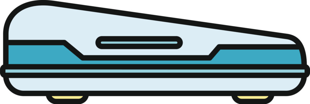 Car roof box providing extra storage for road trips and holidays
