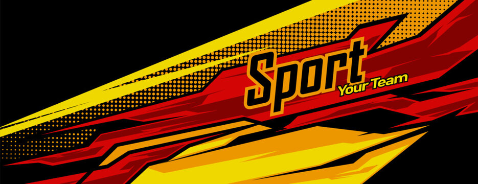 Racing graphic background vector for Truck,boat and vehicle branding. vinyl and wrap ready.