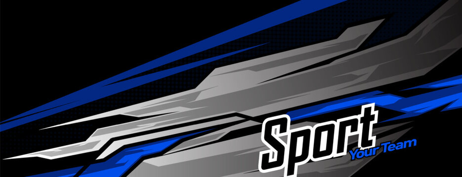 Racing graphic background vector for Truck,boat and vehicle branding. vinyl and wrap ready.