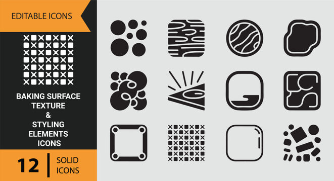 Rustic Baking Surface Texture Collection For Culinary Background And Food Presentation