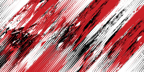 Gaming esport background striking stripes electric banner vector illustration design red black grunge brush wing comic pattern modern abstract concept livery stripes decal paint splash splatter.eps 10 © Samsul
