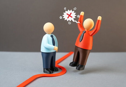 Infuriating a competitor by imposing new contract terms. Forcing a counterparty to comply with your conditions through pressure and negotiation strategy.