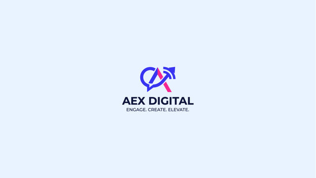 AEX Digital Logo Branding Concept Design