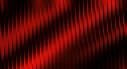 Grainy ribbed abstract red and black textured pattern with vertical lines creating a dramatic and striking visual effect © Rahman
