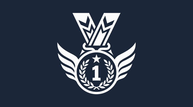 First place winner medal icon.
