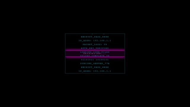 Glitch Cyber Code Screen PNG &ndash; Futuristic Tech Overlay Utility Asset Style