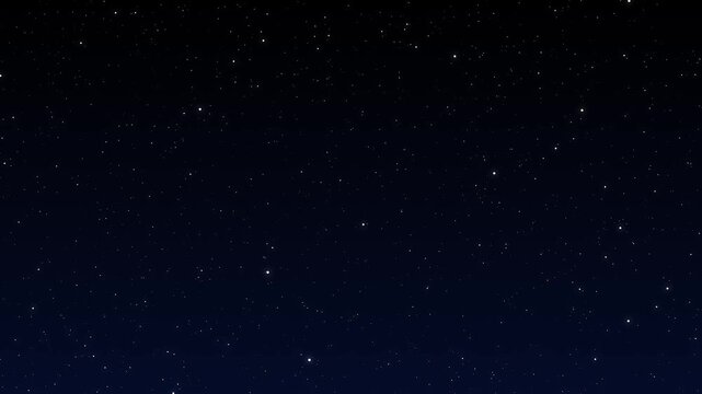 Dark night with small stars. Star universe background, Stardust in deep universe, Milky way galaxy, Vector Illustration. Universe starry pattern with glowing stars and comets.
