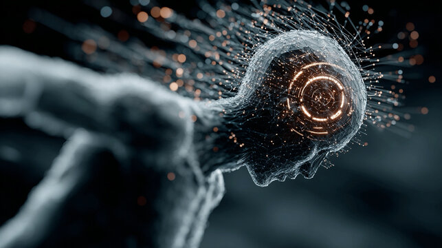 AI driven digital persuasion resistance training technology concept with influence pattern analytics and autonomy strengthening background