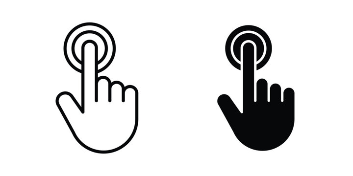 Clicking finger icon
