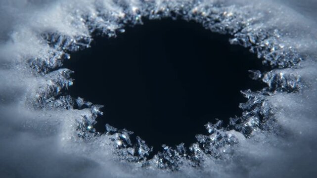 Crystalline Void Burst Frame Overlay - Impact