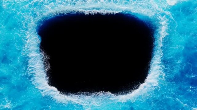 Deep Ocean Vortex Frame Overlay - Abyssal