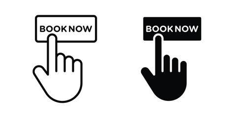 Obraz premium online booking icon
