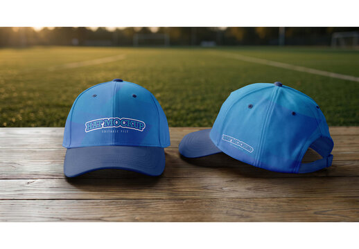 Baseball Cap Mockup Realistic Render for Portfolio and Brand Identity