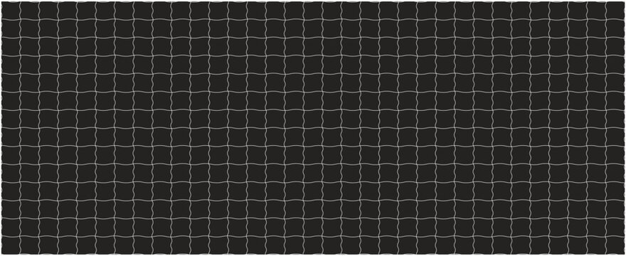 Black Grid Background Texture, Dark Square Mesh Pattern, Minimal Graph Paper Grid Design