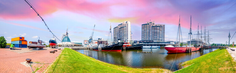 Fototapeta premium Hafen City, Bremerhaven, Deutschland 