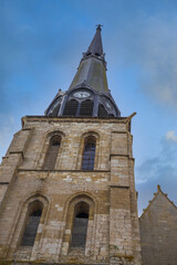 Obraz premium 15th century Romanesque church in Pithiviers, France