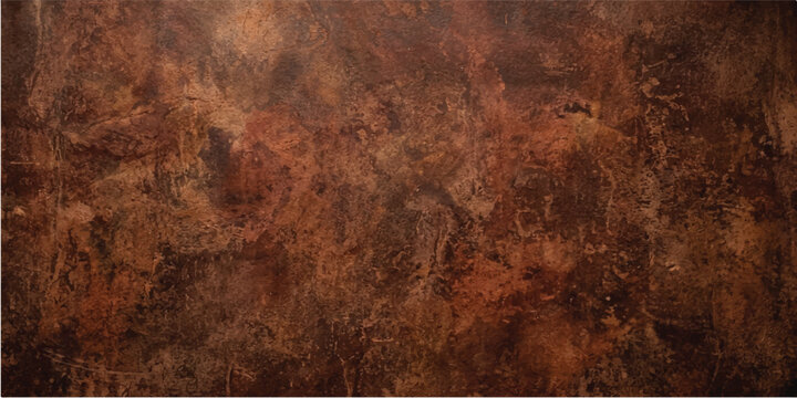 Brown grunge background with a textured pattern of old rusty metal