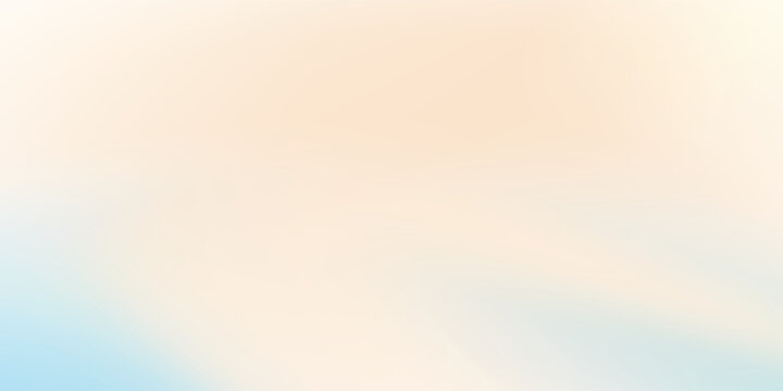 Modern clear blue sky. Pastel rainbow. Light blue, pink and yellow color vector banner. Pastel gradient sky pattern design abstract background illustration art