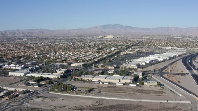 Silverado Suburb Las Vegas Nevada Drone Aerial View