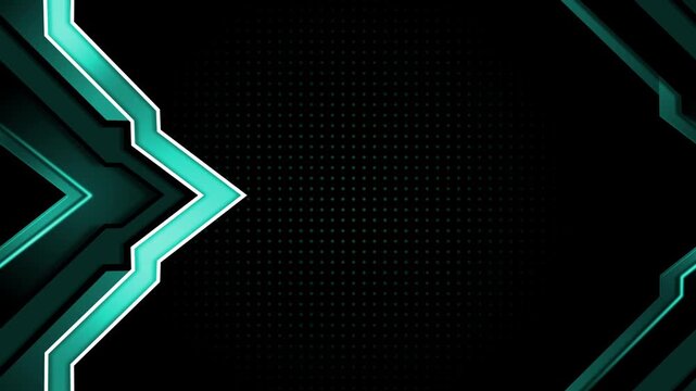 Abstract background with layered angular chevron shapes animation