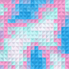 Obraz premium Abstract Polygon Grid with 3D Shading