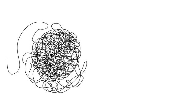 One Line Illustration &ndash; From Chaos to Continuous Line Solution Concept