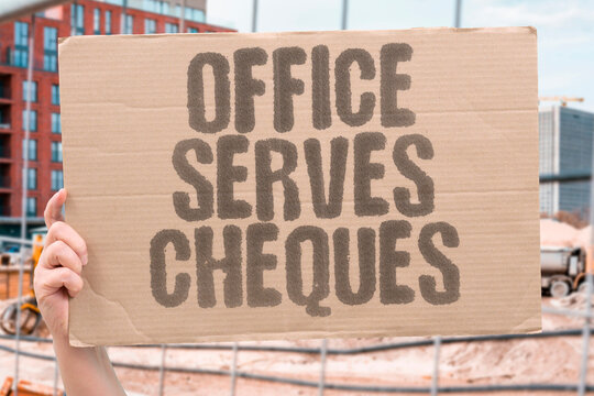 "Office Serves Cheques" Elected seats can answer to funding first. OFFICE. CHEQUES. FUNDERS. ACCESS. LOYALTY.