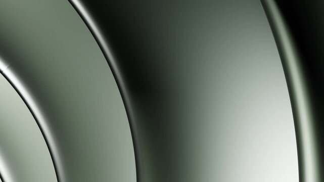 Modern Abstract Wavy Design with Smooth Grayscale Curves and Gradient Light