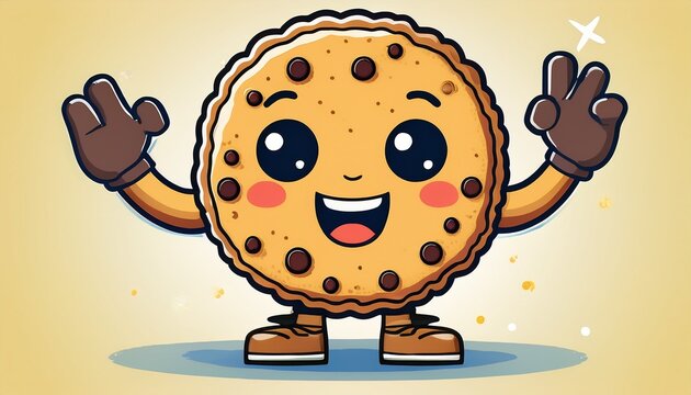 a mascot character pops up on websites to notify users about cookie policies nconcept website mascots ncookie policies nuser notifications