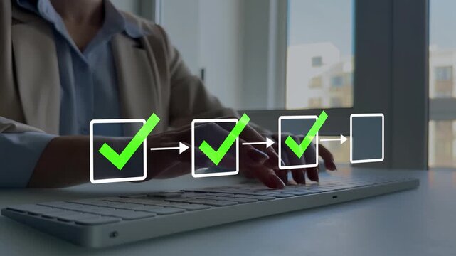 Professional project planning and workflow management. Business task tracking, process automation, progress monitoring, efficient step-by-step execution and digital productivity system.