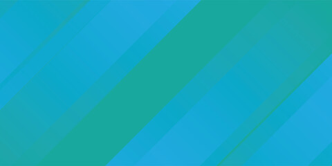 Fototapeta premium Abstract light blue and teal background with overlapping diagonal geometric stripes. Modern minimalist sleek design featuring bright turquoise tones and clean subtle shapes.