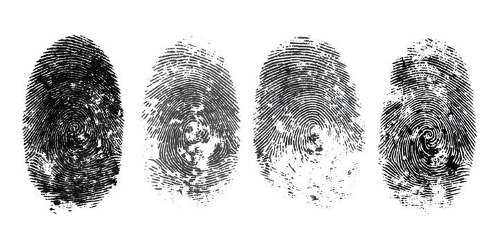 Grungy black fingerprint border bundle with abstract brush stroke. hand drawn grunge  fingerprint background and creative decorative set design.