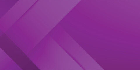 Fototapeta premium Abstract purple background with overlapping diagonal geometric stripes. Modern minimalist sleek design featuring vibrant violet magenta tones and clean subtle shapes.