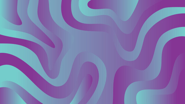 Purple Gradient Wave Pattern Abstract Background