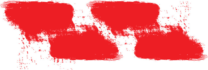Red brush stroke letter W graphic design element isolated on transparent background for creative typography and artistic projects © NOMAN