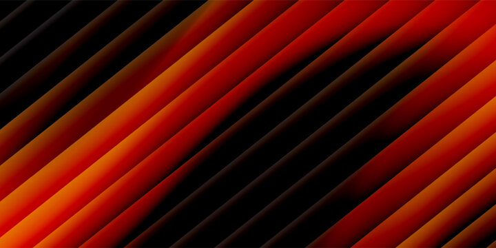 A mesmerizing visual representation of sound waves with a black background and a gradient of orange and red hues that evoke a sense of dynamic energy and movement