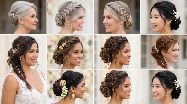  elegant top updo hairstyles featuring various hairstyles for women