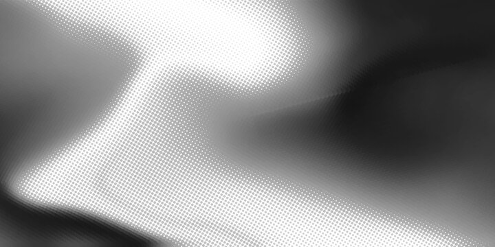 Retro grunge halftone glitch background with black and white vertical stripes, rectangles, and distorted geometric shapes mimicking data corruption.
