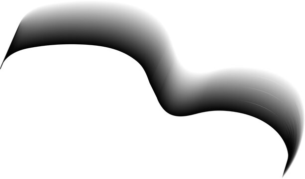 Top border cutout with double wave contour and curved silhouette.