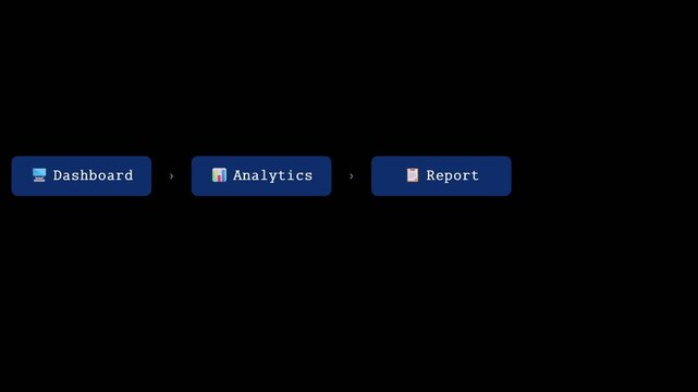 Dark Mode Dashboard Navigation Bar