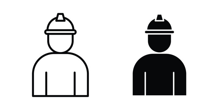 Labour icon simple vector set