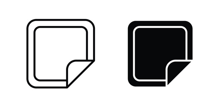 Nicotine patch icon simple vector set