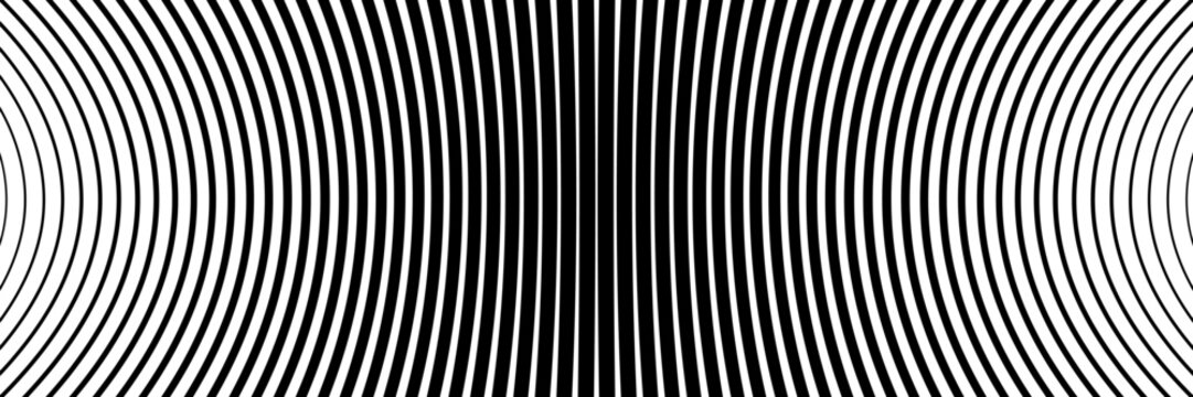 Thin line halftone gradient texture. Fading vertical stripe gradation background. Repeating wide pattern backdrop. Black parallel lines wallpaper for overlay, print, cover, banner, poster. Vector